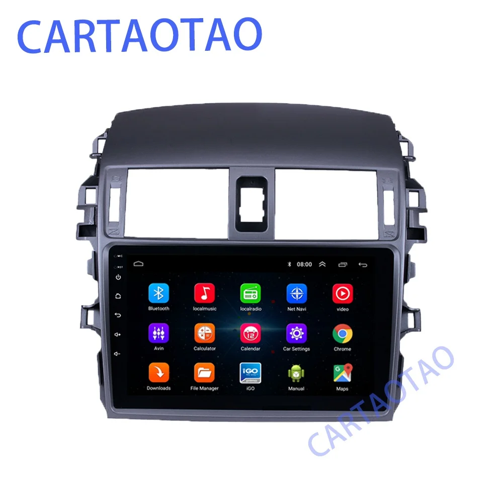 G 702 Corolla Android 8,1 2din автомобильный Радио gps навигация мультимедийный плеер для Toyota Carola E140/150 20007 2008 2009 2010 2011 2012 2013 DAB - Цвет: G 702 Corolla