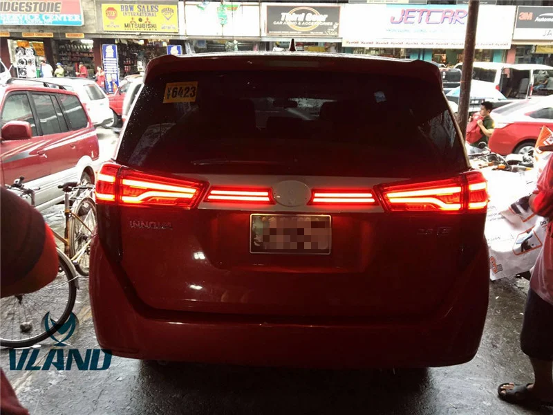 VLAND завод для хвоста автомобиля светильник для женское кольцо светодиодный фонарь светильник Innova задний фонарь с Средний спойлер светильник красного цвета