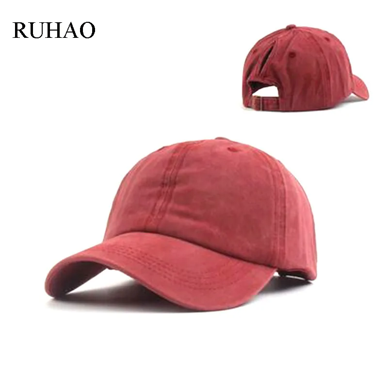 RUHAO однотонная женская бейсболка в стиле ретро с хвостиком Snapback