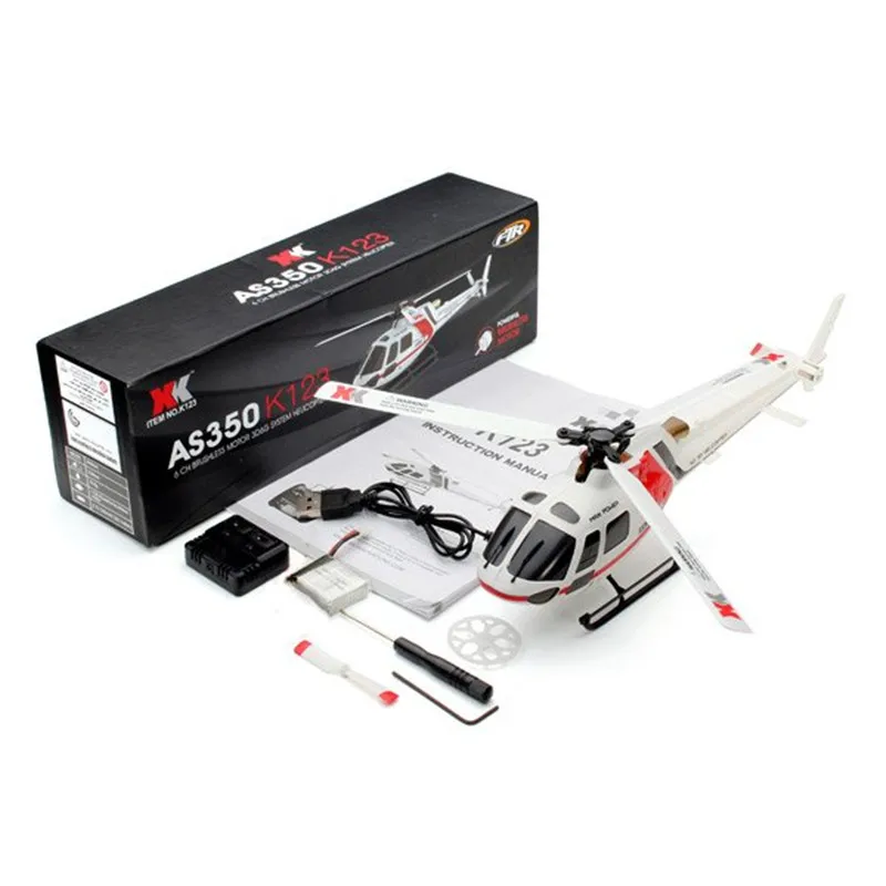 Бесщеточные весы XK K123 6CH AS350 3D6G система низкого напряжения аэродинамическое