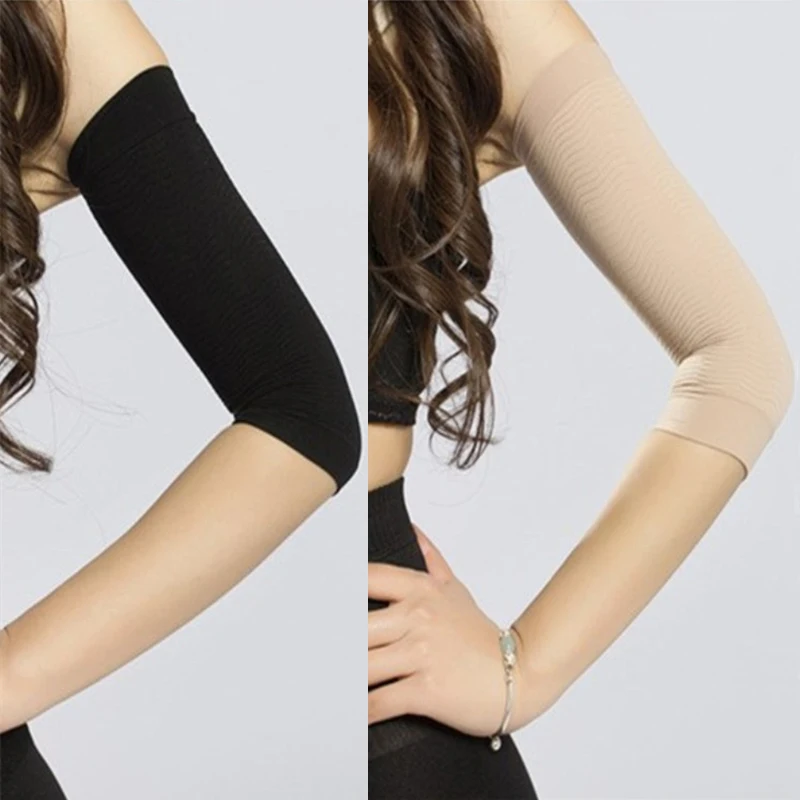 1pair Women Shaper Arm Sleeve Weight Loss Thin Legs Calf Calorie Off Fat Buster Slimmer Wrap Belt Wrist Pressure Set|Женские