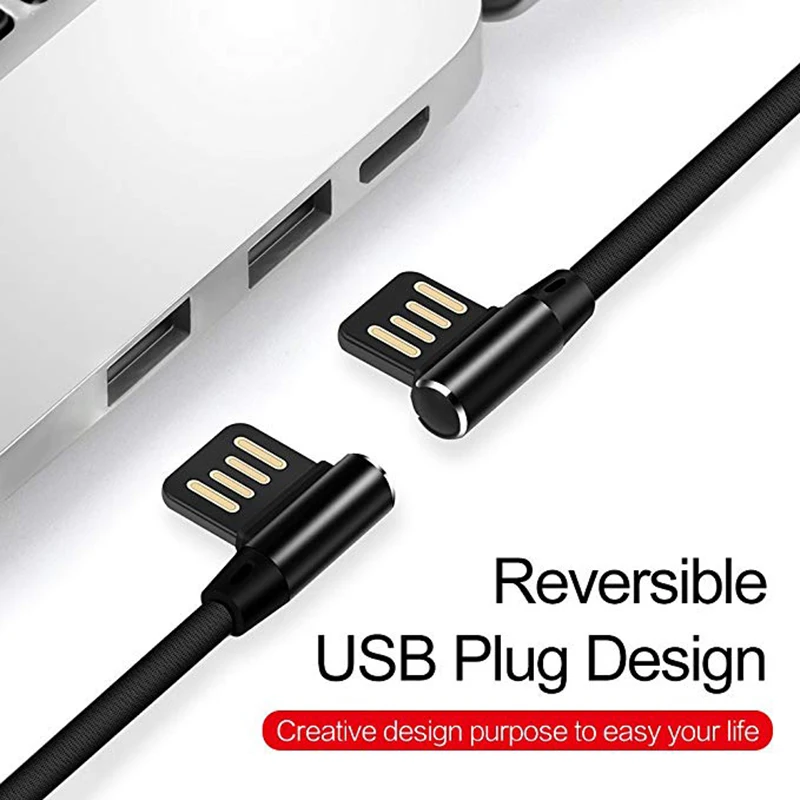 Gourde локоть зарядный кабель Micro USB для Samsung Двусторонняя вилка нейлоновый Huawei Xiaomi L