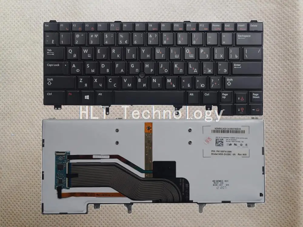 Оригинальная и новая черная русская клавиатура с подсветкой для DELL E6420 E5420 E5430 E6220