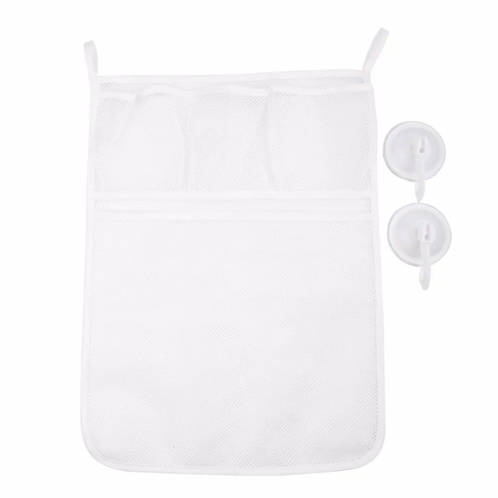 Сетчатая Сумка для хранения игрушек ванной органайзер ванны складная подвесная