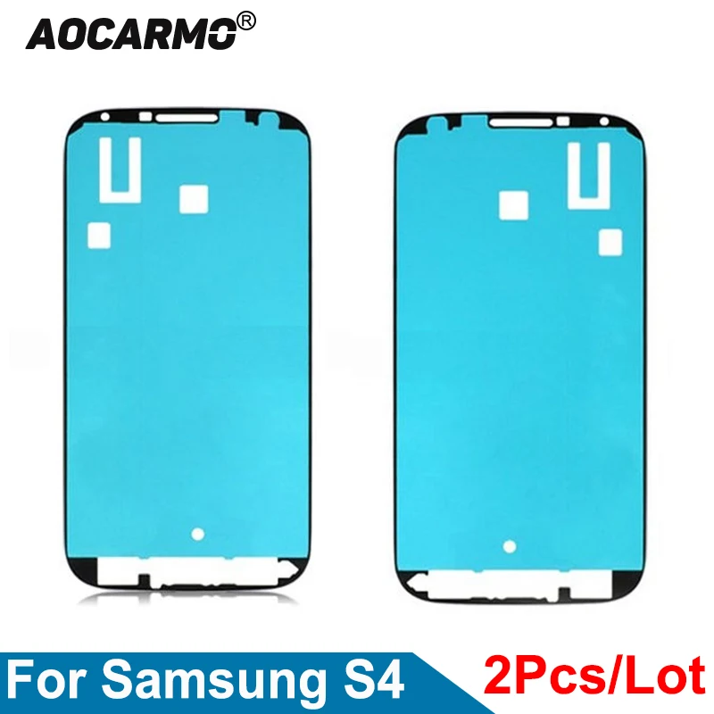 2 шт./лот для Samsung Galaxy S4 i9500 i9505 сенсорный ЖК экран двусторонняя клейкая лента