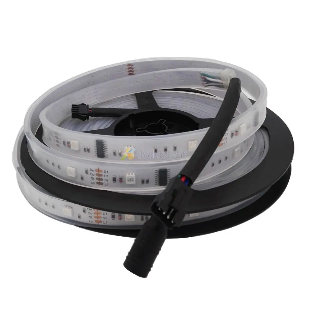 5 м IC 6803 IP67 водонепроницаемая трубка 5050 светодиодный led s Dream Magic RGB ная лента + 150