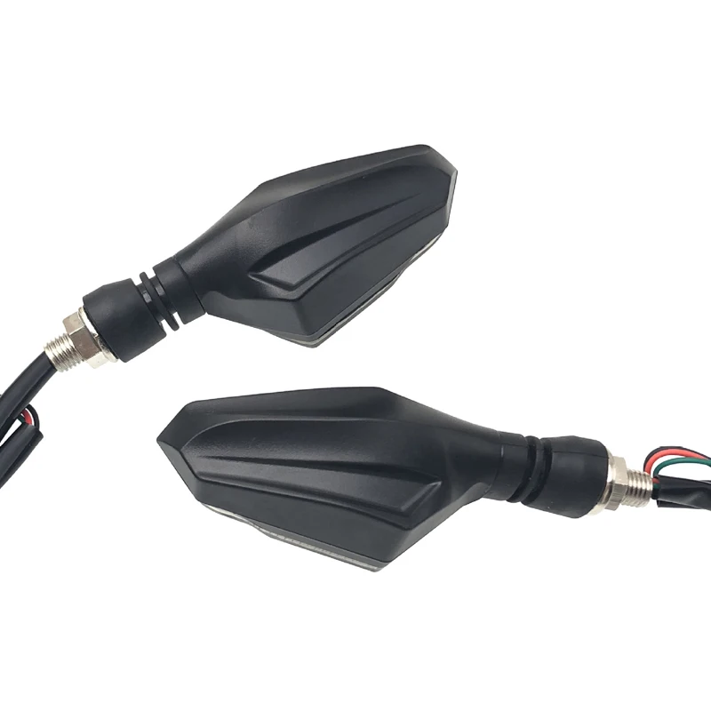 Светодиодные поворотники для мотоциклов пара указателей поворота левый и правый