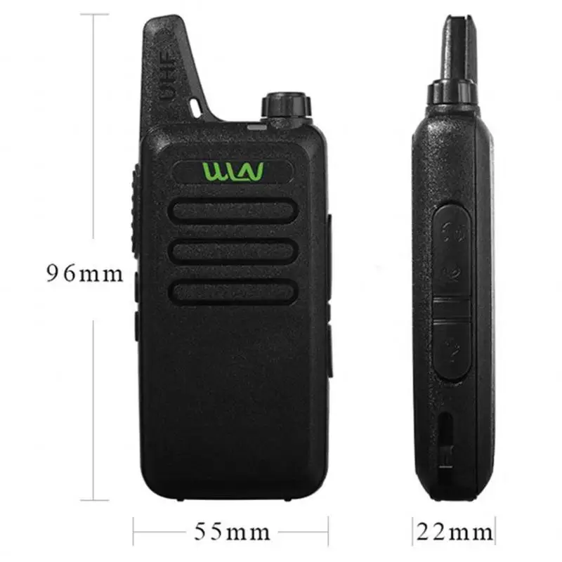 Портативная мини-рация WLN с USB 5 Вт портативная рация UHF двусторонней связью RT22 talki