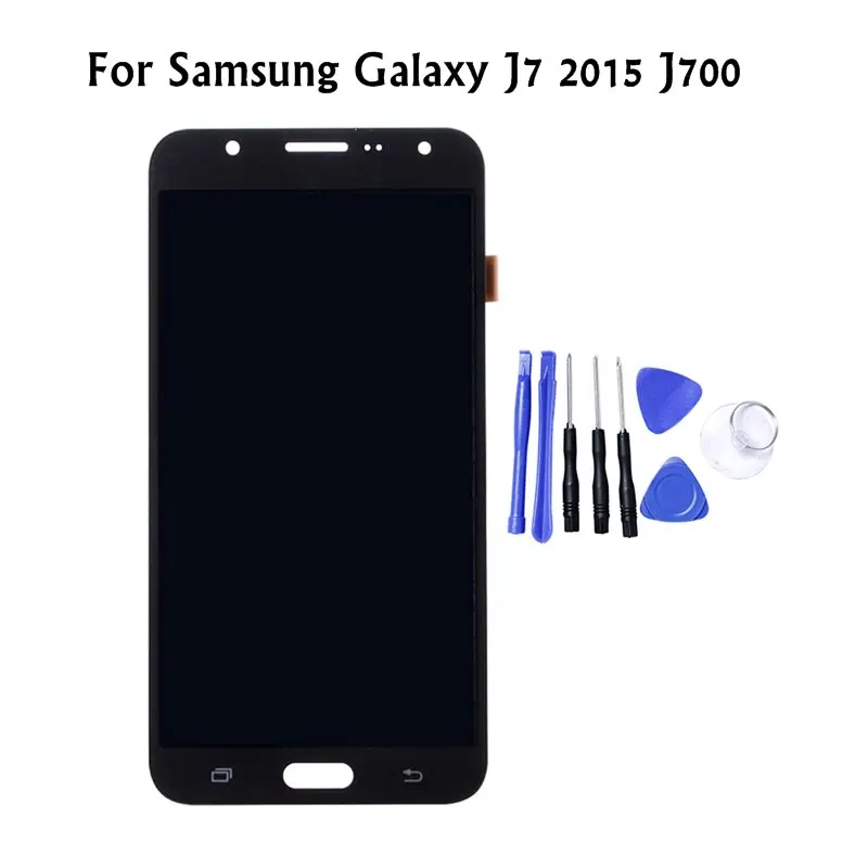 ЖК дисплей сенсорный экран для Samsung Galaxy J7 J700F J700M J700H дигитайзер сменные