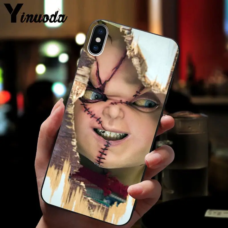 Yinuoda Film movie Horror icon CHURSE OF CHUCKY CHILDS Soft Silicone TPU Phone Case for iPhone 8 7 6 6S Plus X XS MAX 5 5S SE XR | Мобильные