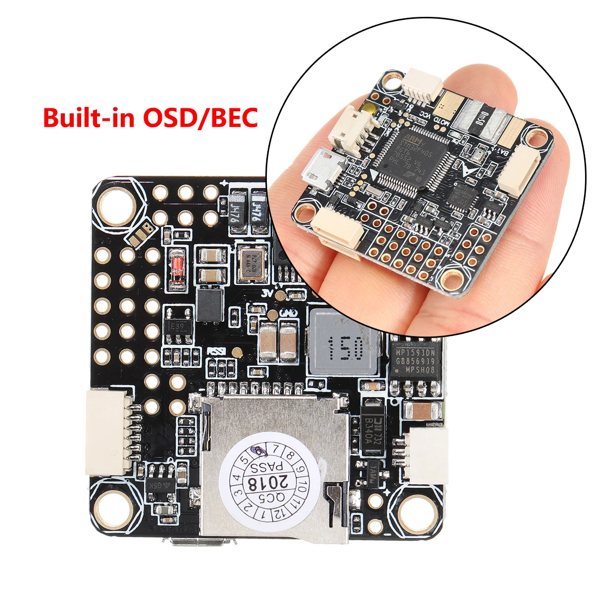 Контроллер полета для Betaflight F4 PRO V2 встроенный беспилотник OSD/BEC с низким уровнем