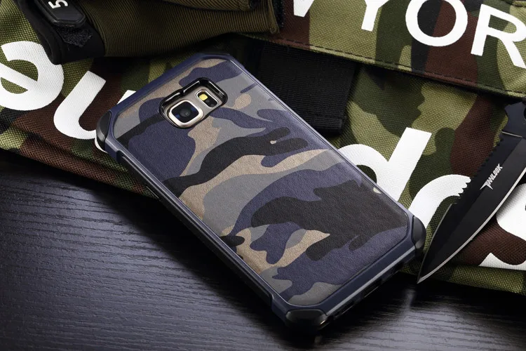 IRONGEER Военная Униформа противоударный чехол для samsung Galaxy S7 S6 край S8 S9 плюс камуфляжный чехол для samsung A3 A5 A7 J5 J7 Note 5/Note 4