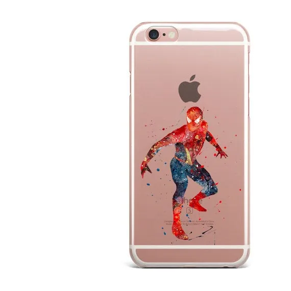 Чехол для телефона Super hero captain America DC Comics прозрачный мягкий чехол из ТПУ iPhone 7 7Plus 6S 8
