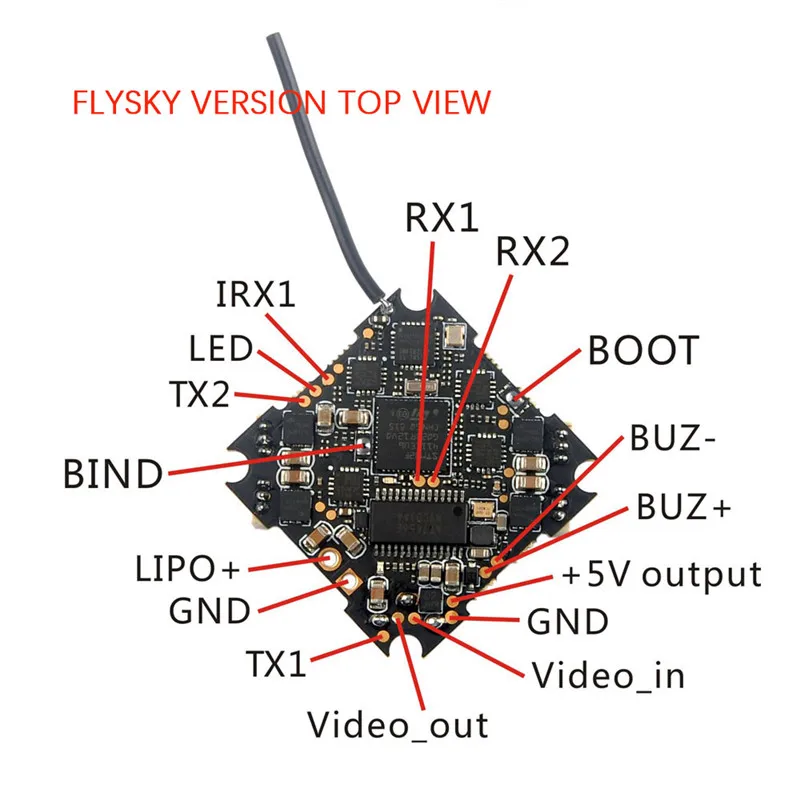 Eachine Crazybee F4 PRO V3.0 F/C Blheli_S 10A 2-4S Brushless ESC compatible Frsky/ Flysky Receiver for Cinecan 4K Racing Drone | Игрушки и