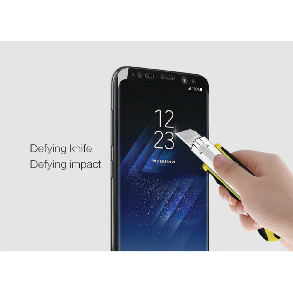 Закаленное стекло NILLKIN для Samsung Galaxy S8 Plus полная защита экрана 3D CP + MAX пленка +|glass for
