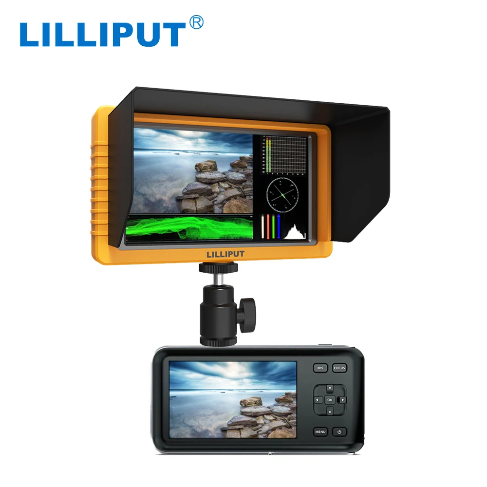

Монитор для камеры Lilliput Q5, 5,5 дюйма, IPS, Full HD, SDI и HDMI, перекрестное преобразование, металлический корпус, высокое разрешение для камеры