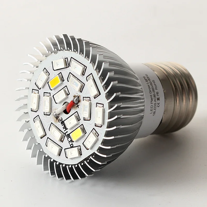 2019 T.Y.S светодиодный светильник для выращивания E27 220V SMD5730 лампада лампы роста
