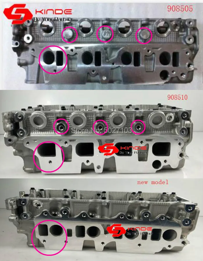 YD25 головки цилиндров в полной сборке для Nissan Navara Paathfinder в продаже 908510 908610