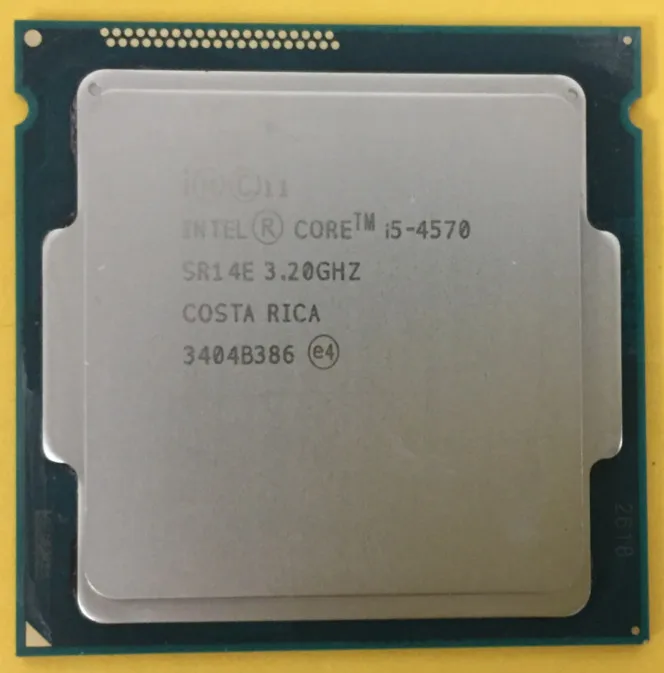 Четырехъядерный процессор Intel Core I5 4570 i5 3 2 ГГц 6 Мб разъем LGA 1150 SR14E 4570|intel core i5|intel
