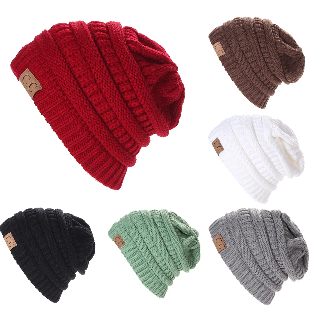 Зимняя вязаная шапка 2018 бренда "Beanies" для мужчин и женщин - бини, кепки, шляпки на открытом воздухе для лыжного спорта и тепла.