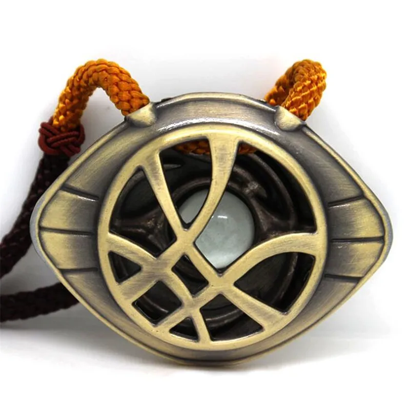 Marvel Film Doctor stranna Eye of Agamotto Periphery Prop Аксессуары светящееся ожерелье подарок на