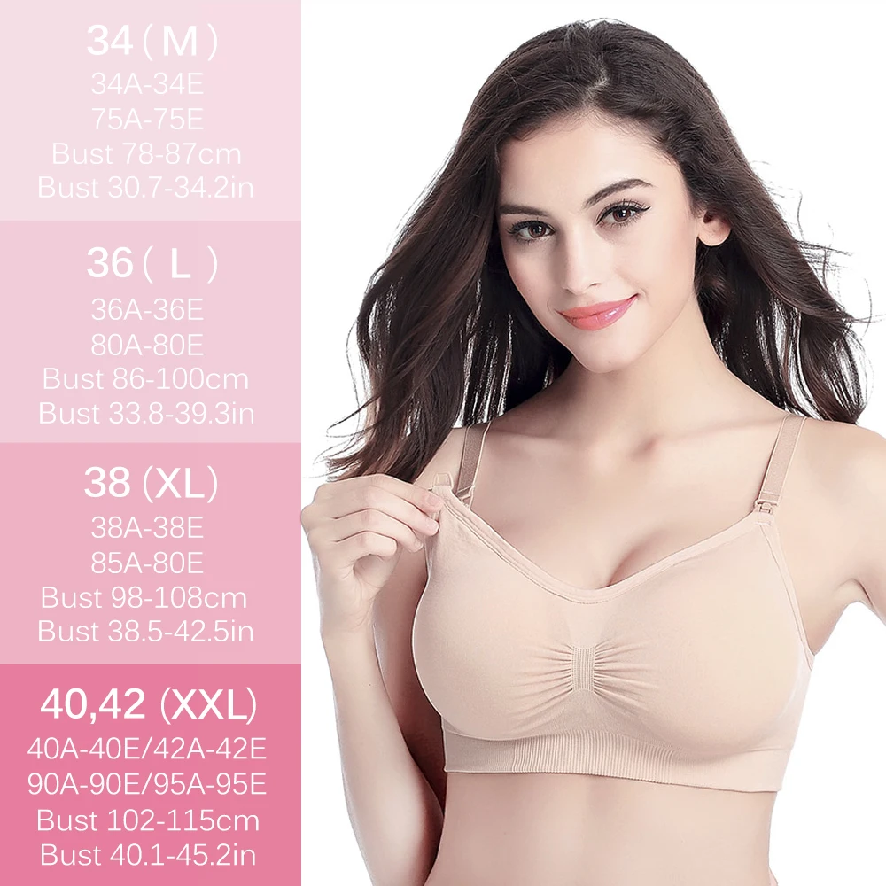 Skin Bra Женский бюстгальтер для молокоотсоса, специальная одежда для кормления грудью и использования молокоотсоса без рук, с облегченной пряжкой Бюстгальтер накачки может носить весь день - Цвет: Skin Bra