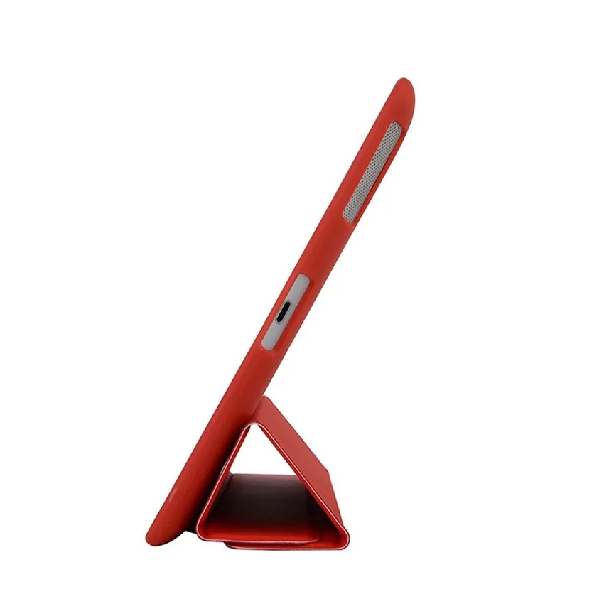 Case for iPad 2 3 4 PU Solid Back Ultra Slim Light Weight Four fold Smart Cover 2/3/4 +screen protector+touch pen | Компьютеры и офис