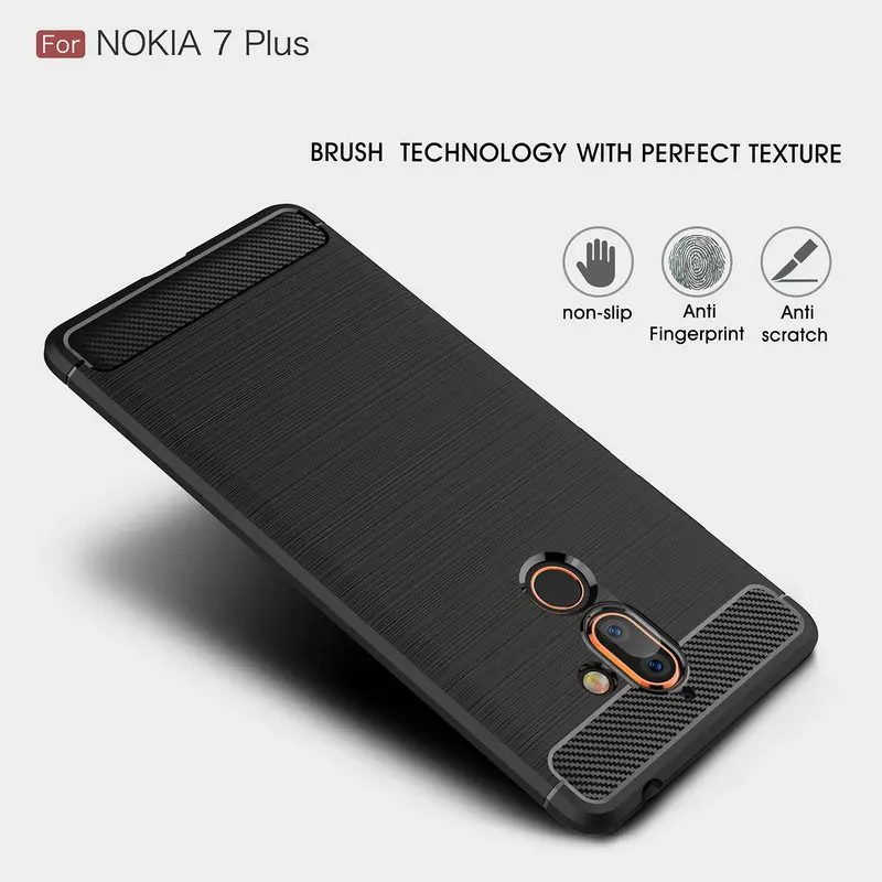 Для Nokia 7 Plus + для 3 1 5 6 кожаный чехол 8 телефона тонкий армированный чехол&gt |
