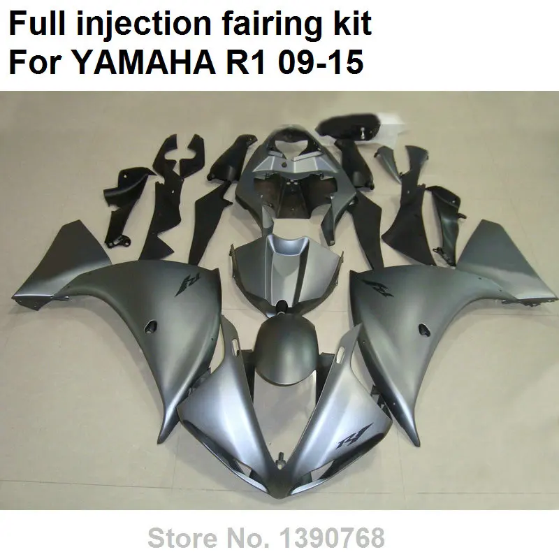 

silver Hot sale fairings for Yamaha injection molding YZF R1 09 10 11 12 13 14 15 fairing kit YZFR1 2009-2015 BD98