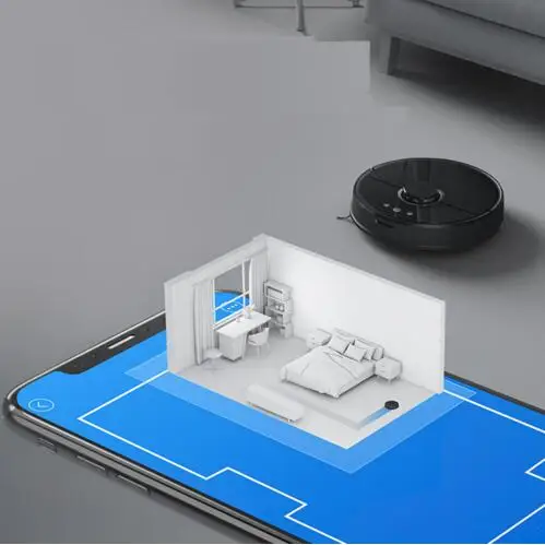 Новинка! пылесос для сухой и влажной уборки Xiao mi S55 mi Robot 2 Mopping подметальный робот лазер 2000Pa Suction LDS Robot