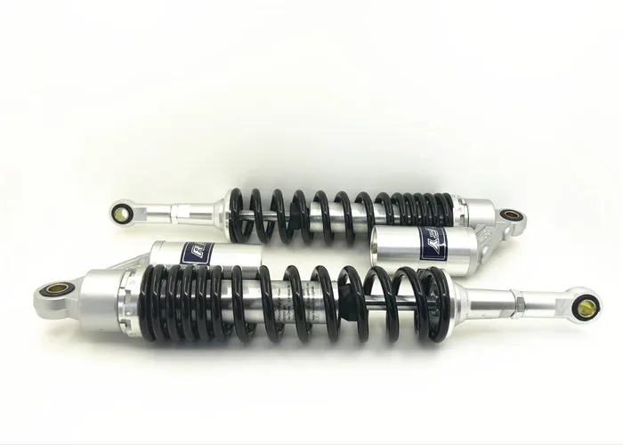 

New 420mm 430mm 440mm Motorcycle 8mm Spring Shock Absorber for Honda Suzuki Yamaha Kawasaki ATV Black + white