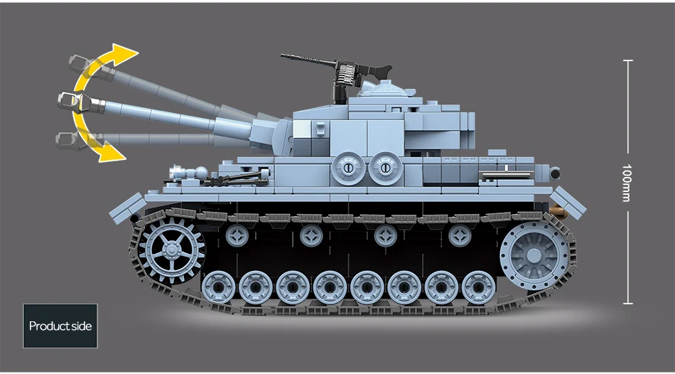 Игрушки для мальчиков Technik военный немецкий танк строительные блоки Совместимость WW2 армейский город солдат полицейский оружие Наборы кубиков
