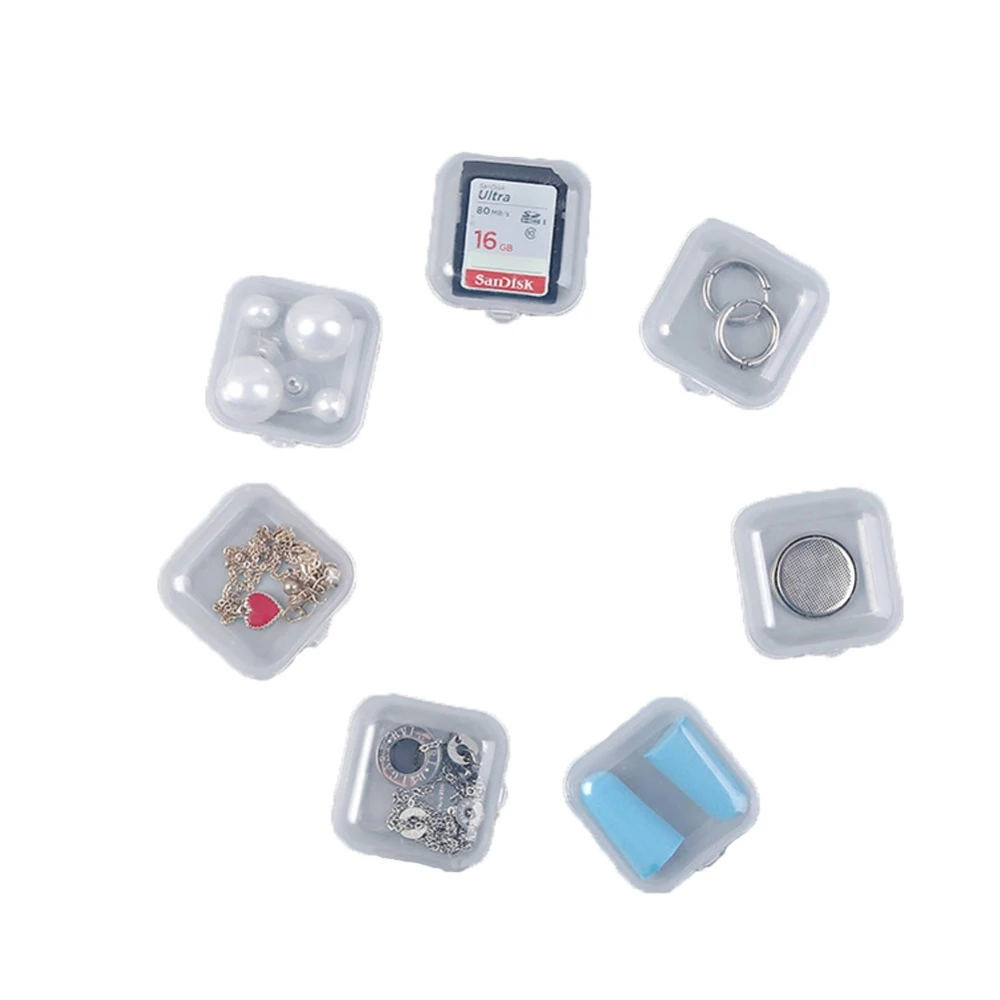 Новое поступление 10 шт. банка для макияжа маленькая коробка 3 5 м * см пластиковая