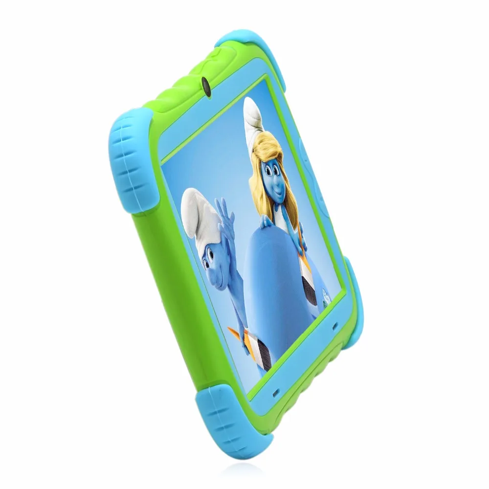 New iRULU Y5 7&quot Kids Tablet 1024*600 IPS Display Quad Core Android 7.1 OS 1G/16G Dual Camera 2800mAh Big Battery Babypad |