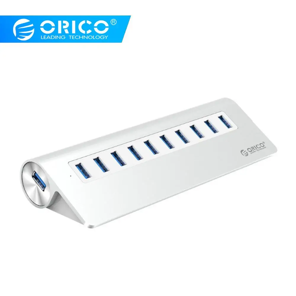 ORICO алюминиевый 10 портовый usb концентратор 3 0 Mac Дизайн Высокоскоростной