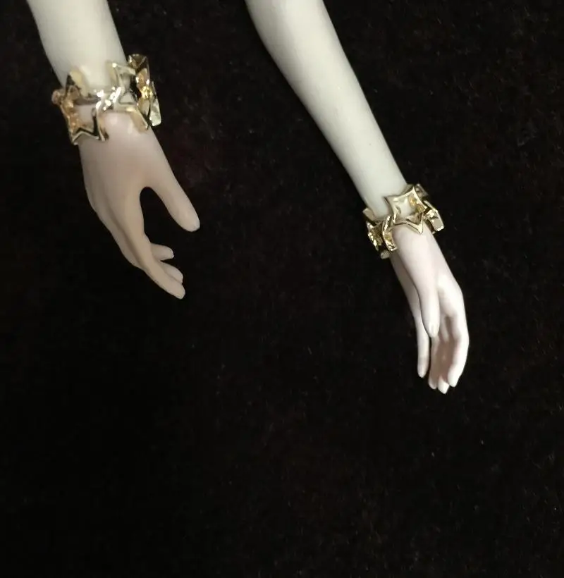 

1/6 Scale Female Figures Dolls Accessory Star Bracelet Wristband Occlusion Tube Joint Model for 12'' Action Figure Body
