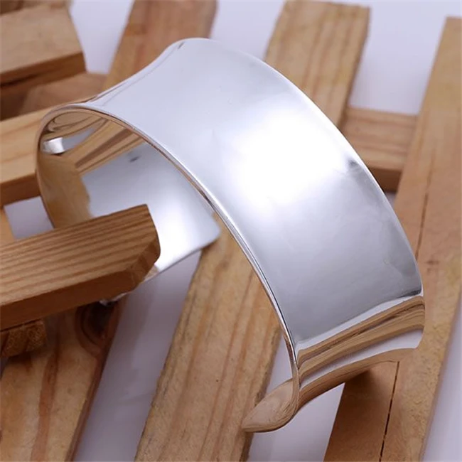 KN-B042 оптовые серебряные Цвет браслеты свадебные цены по прейскуранту