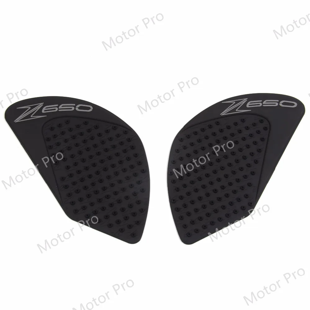 Для Kawasaki Z650 Противоскользящий газовый бак протектор наклейки наколенник сцепление Тяговый коврик аксессуары для мотоциклов Z 650 17 черный