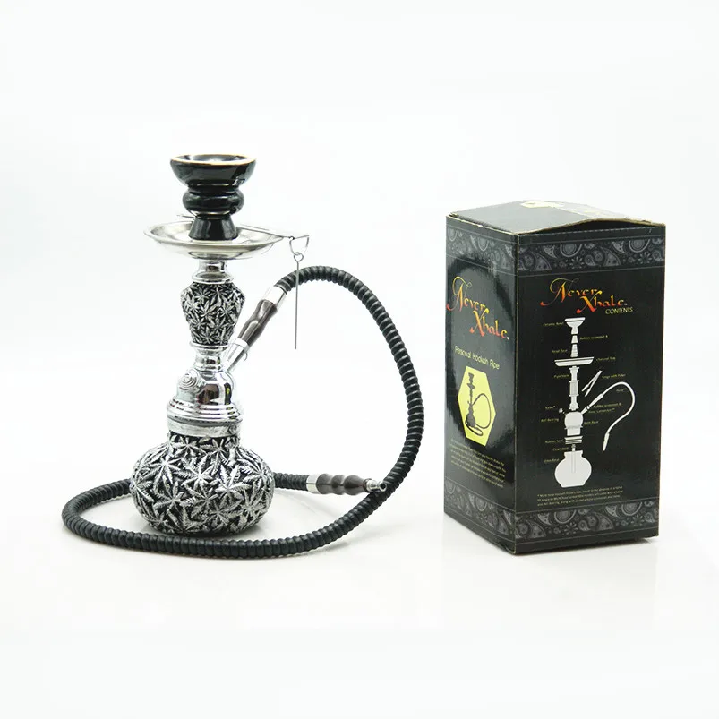 Прочный черный металлический табачный кальян 1 шт. трубка для курения травяной