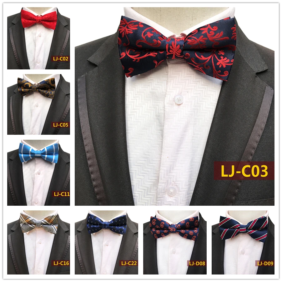 

Wholesale Men Woven Bow Tie High Quality Woven Butterfly Bowties
