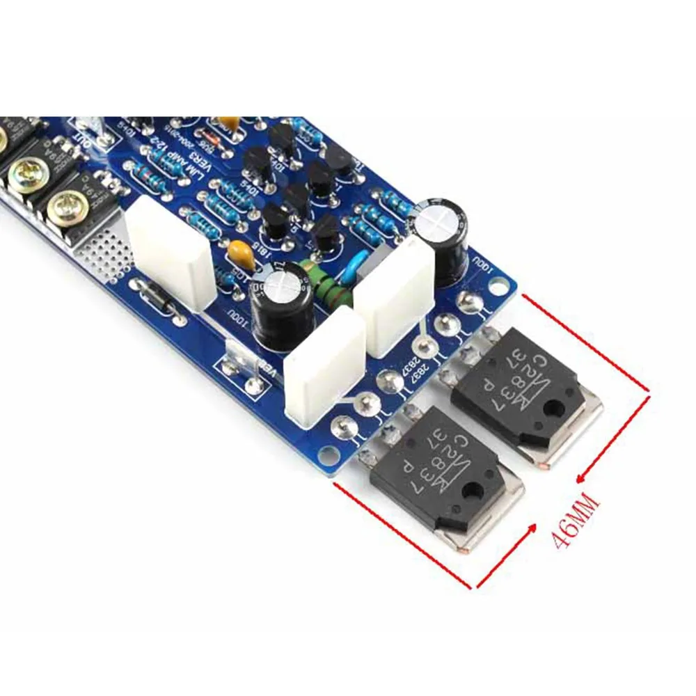 Моно класс AB Плата усилителя мощности в сборе с низким искажением 120 Вт + 55