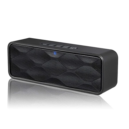 black Мини Bluetooth Колонка Портативная колонка Бас Сабвуфер Поддержка FM радио AUX USB TF карта HIFI портативный динамик для компьютера iPhone - Цвет: black
