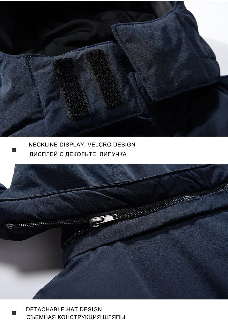 Хит, новая брендовая пуховая парка, куртка на белом утином пуху, Casacos de Inverno, уличная теплая куртка с меховым воротником, спортивная Лыжная куртка