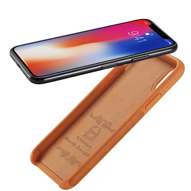 Роскошный чехол из искусственной кожи для iPhone 7 8 Plus тонкий жесткий X 5s SE 6 6s с