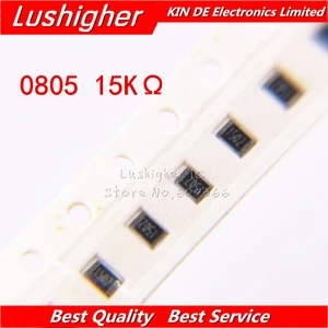 100 шт. 0805 SMD резистор 5% 15K Ом 1502 153 15 кОм