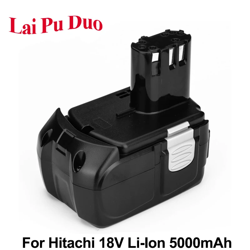 18V 5.0Ah литий ионная сменная батарея для электроинструмента Hitachi дрель: BCL1815 UC18YGL2