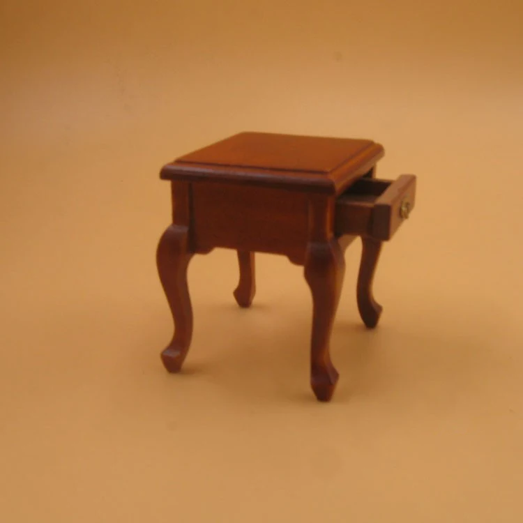 G08-X023 children gift Toy 1:12 Dollhouse mini Furniture Miniature rement white coffee table brown 1pcs | Игрушки и хобби