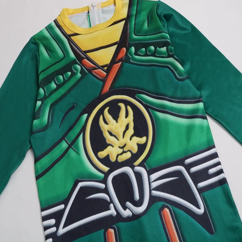 Ninjago игровой Косплей мальчиков/девочек Нарядный костюм комиксы карнавал