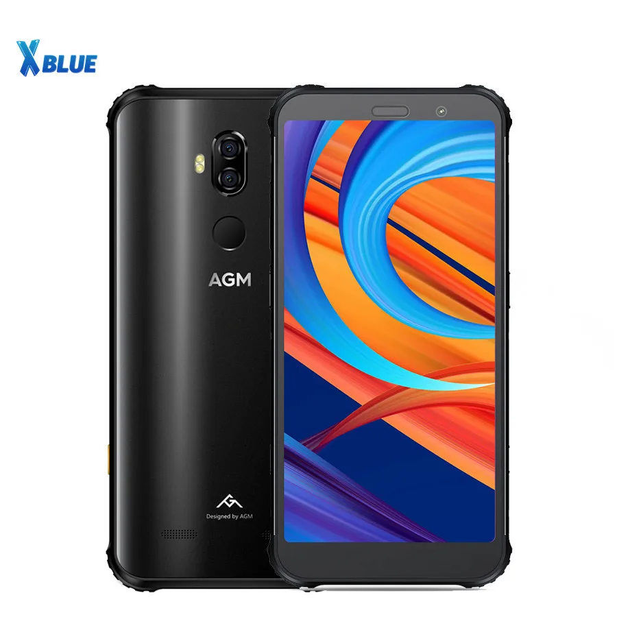 Оригинал AGM X3 смартфон 8 GB 64 IP68 Snapdragon 845 5 99 "18:9 сзади 12MP + 24MP спереди 20MP Камера