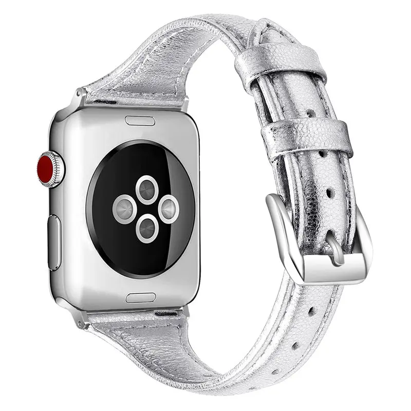 Кожаный ремешок для часов Apple Watch 38 мм 44 мм 40 мм 42 мм кожаный ремешок сменные браслеты для Iwatch браслет 83005 - Цвет ремешка: 9